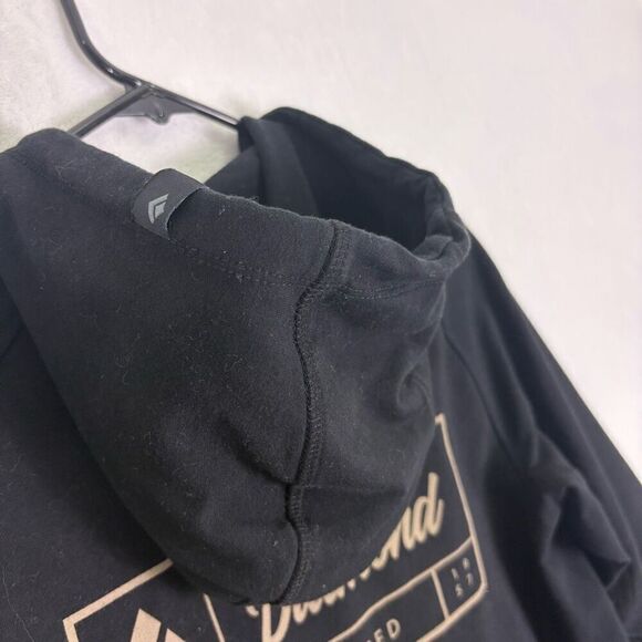 Black Diamond Black Hooded Zip Up Sweatshirt Women's XS - Picture 9 of 11